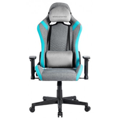 SILLA GAMER MARS GAMING MGCPROFBL GRIS CON DETALLES en Huesoi