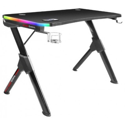 MESA MARS GAMING MGD RGB BLACK CHASIS DE ACERO TABLERO en Huesoi