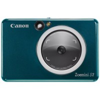 CANON CAMARA IMPRESORA INSTANTANEA ZOEMINI S2 AZUL TURQUESA/ 8MP/ BLUETOOTH/ CAPACIDAD 10 HOJAS en Huesoi