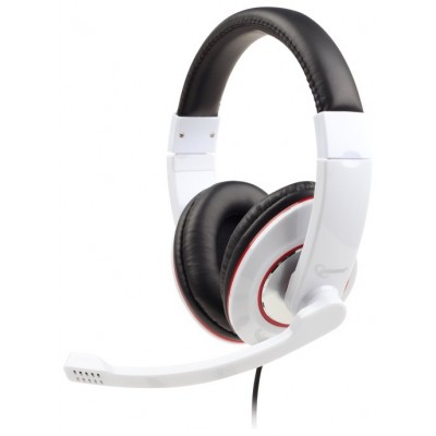 AURICULARES ESTEREO GEMBIRD BLANCO BRILLANTE en Huesoi
