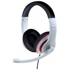 AURICULARES GEMBIRD MICROFONO CONTROL VOL BLANCO NEGRO ALAMBRICO en Huesoi