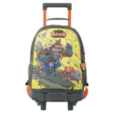 MOCHILA ESCOLAR CON RUEDAS MEDIANA DE CARTOONS TOTTO MJ03BWM005-2310-4DJM (Espera 4 dias) en Huesoi