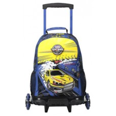 MOCHILA ESCOLAR CON RUEDAS GRANDE DE CARRERAS DE COCHES TOTTO MJ03VLC003-2310-6J7L (Espera 4 dias) en Huesoi