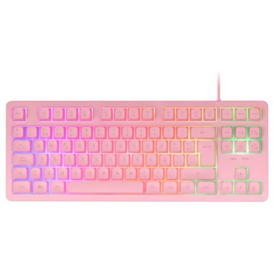 TECLADO H-MECH GAMING MARS GAMING MK023 COLOR ROSA en Huesoi
