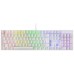 TECLADO MECANICO MARS GAMING MK422 WHITE SWITCH ROJO en Huesoi