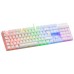 TECLADO MECANICO MARS GAMING MK422 WHITE SWITCH ROJO en Huesoi