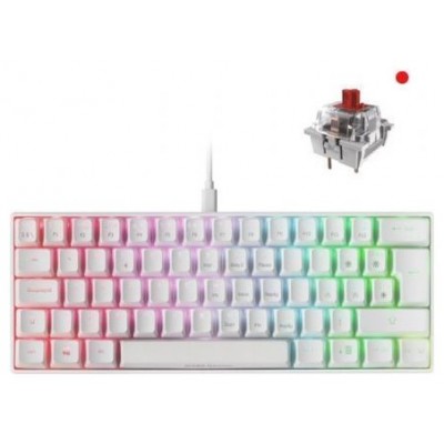 TECLADO MARS GAMING MKMINI USB BLANCO RGB MECANICO (Espera 4 dias) en Huesoi