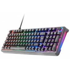 Mars Gaming Tecl. MKPROYES Silent Switch RGB Negro en Huesoi
