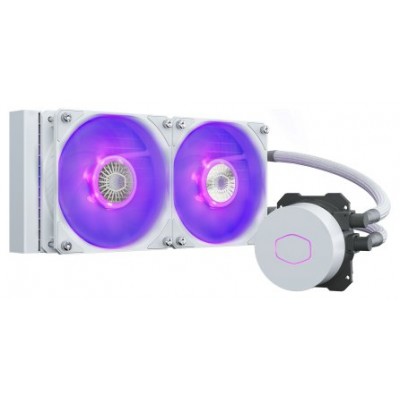 Cooler Master MasterLiquid ML240L V2 RGB White Edition Placa base Sistema de refrigeración líquida todo en uno 12 cm Blanco (Espera 4 dias) en Huesoi