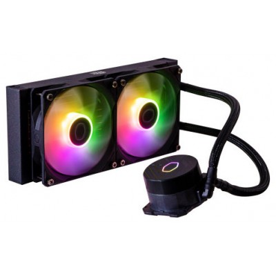 Cooler Master MasterLiquid 240L Core ARGB Carcasa del ordenador, Procesador Kit de refrigeración líquida 12 cm Negro (Espera 4 dias) en Huesoi