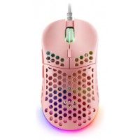 MOUSE MARS GAMING RGB MM55P DISE¾O HIVE PINK en Huesoi