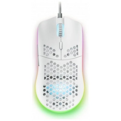 MOUSE MARS GAMING RGB MMAX DISEO HIVE WHITE 12400dpi en Huesoi