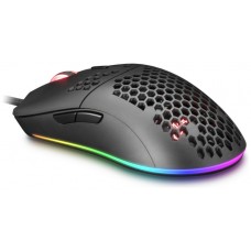 MOUSE MARS GAMING RGB MMAX DISEO HIVE BLACK 12400dpi en Huesoi