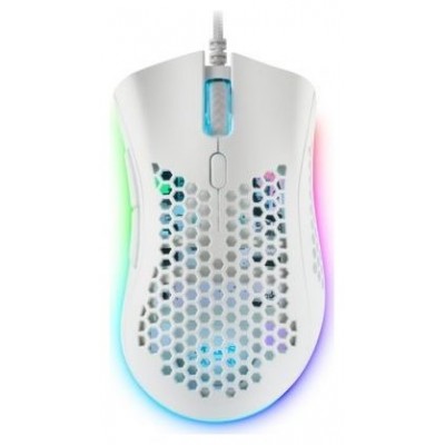 MOUSE MARS GAMING RGB MMEX DISE¾O HIVE WHITE en Huesoi