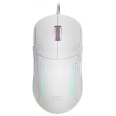 MOUSE MARS GAMING RGB MMPRO WHITE AMBIDIESTRO 32K DPI en Huesoi