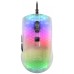 MOUSE MARS GAMING RGB MMR TRANSLUCIDO WHITE 12800DPI en Huesoi