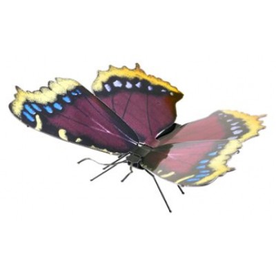 MAQUETA 3D METAL FASCINATIONS MARIPOSA MOURNING CLOAK en Huesoi