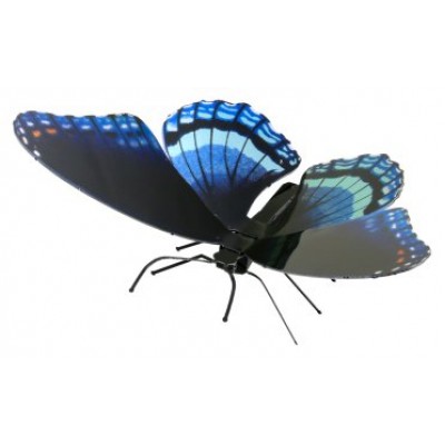 MAQUETA 3D METAL FASCINATIONS MARIPOSA RED-SPOTTED en Huesoi