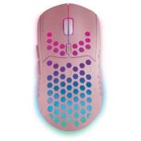MOUSE MARS GAMING WIRELESS RGB MMW3 PINK USB 2.4G en Huesoi