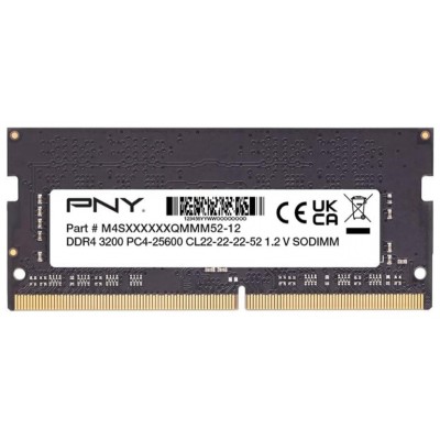 SODIMM DDR4 8GB 3200MHz PNY Cl 22 1X8 1.2V en Huesoi