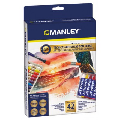 SET TECNICAS ARTISTICAS CON CERAS MANLEY MNC00110 (Espera 4 dias) en Huesoi