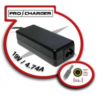 Cargador 19V/4.74A 5.5mm x 3.0mm 90w Pro Charger (Espera 2 dias) en Huesoi