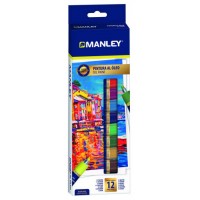 ESTUCHE PINTURA AL OLEO 12 X 12ML MANLEY MOP00012 (Espera 4 dias) en Huesoi