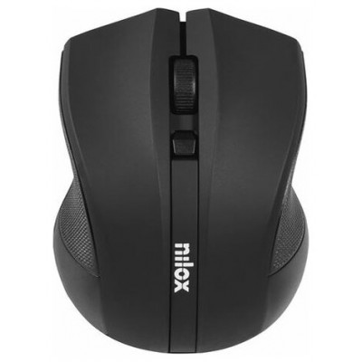 Nilox Ratón MOWI1001 Inalámbrico Amb.1600DPI Negro en Huesoi
