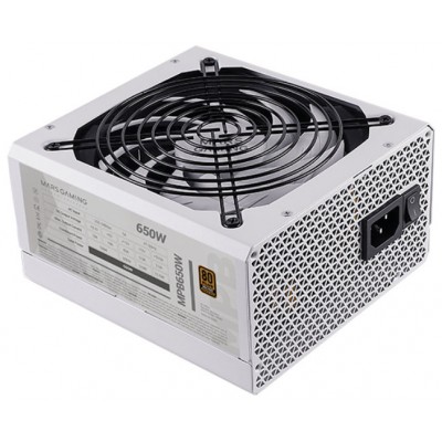 FUENTE DE ALIMENTACION MARS GAMING 650W BLANCO en Huesoi