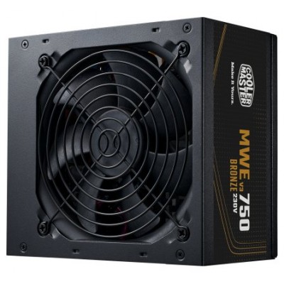 Cooler Master MWE Bronze 750 V3 230V unidad de fuente de alimentación 750 W 24-pin ATX ATX Negro (Espera 4 dias) en Huesoi
