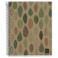 CUADERNO RECICLADO A5 MICROPERFORADO 120 HOJAS 5X5MM BOTANIC MIQUELRIUS MR2872 (MIN5) (Espera 4 dias) en Huesoi