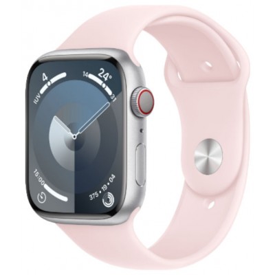 APPLE WATCH SERIES 9 CAJA ALUMINIO GPS 41mm CORREA DEPORTIVA LIGHT PINK M/L (Espera 4 dias) en Huesoi