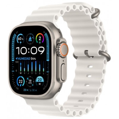 APPLE WATCH ULTRA 2 CAJA TITANIO GPS+CELL 49mm CORREA OCEAN WHITE (Espera 4 dias) en Huesoi