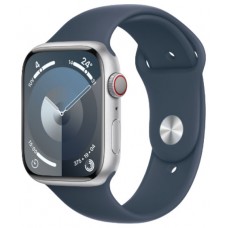 APPLE WATCH SERIES 9 CAJA ALUMINIO GPS+CELL 45mm CORREA DEPORTIVA STORM BLUE S/M (Espera 4 dias) en Huesoi