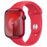 APPLE WATCH SERIES 9 CAJA ALUMINIO ROJA GPS 45mm CORREA DEPORTIVA RED S/M (Espera 4 dias) en Huesoi