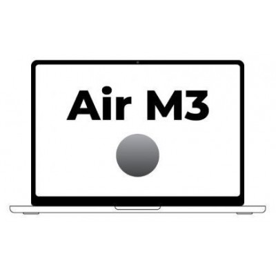 MACBOOK AIR APPLE 13"" M3 8CORE GPU SPACE GREY 256GB (Espera 4 dias) en Huesoi