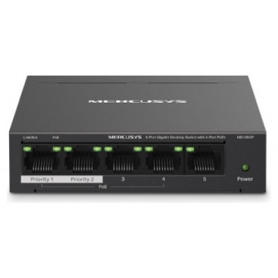 SWITCH NO GESTIONABLE MERCUSYS MS105GP 5P 10/100/1000 en Huesoi