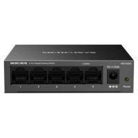 SWITCH NO GESTIONABLE MERCUSYS MS105GS 5P 10/100/1000 ETHERNET MINI DESKTOP CARCASA META· (Espera 4 dias) en Huesoi