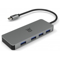 HUB MAILLON PREMIUM TIPO C 3.1 TO USB 3.2 ALUMINIO 4.1 en Huesoi