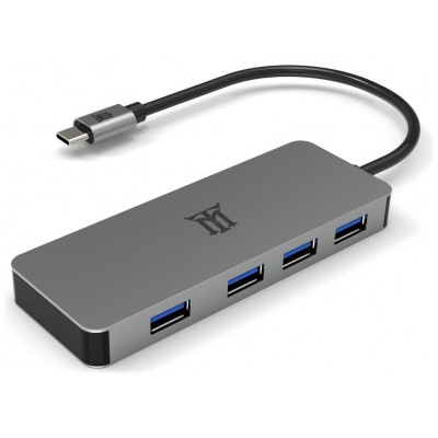 HUB MAILLON PREMIUM TIPO C 3.1 TO USB 3.2 ALUMINIO 4.1 en Huesoi