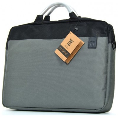 MALETIN MAILLON BUSINESS LUGANO 16" GRAY en Huesoi