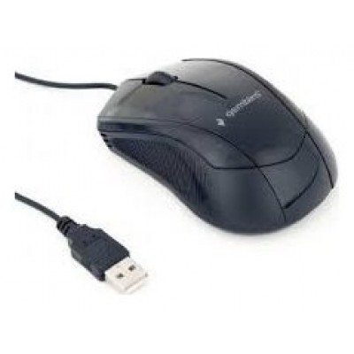 RATON GEMBIRD USB 1000 DPI  NEGRO 3 BOTONES en Huesoi