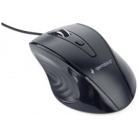 RATON OPTICO GEMBIRD  CON CABLE, NEGRO en Huesoi