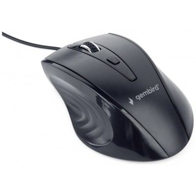 RATON OPTICO GEMBIRD  CON CABLE, NEGRO en Huesoi