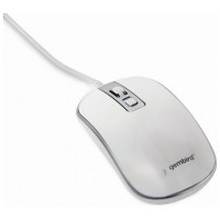 RATON GEMBIRD WIRED OPTICAL MOUSE USB WHITE SILVER en Huesoi