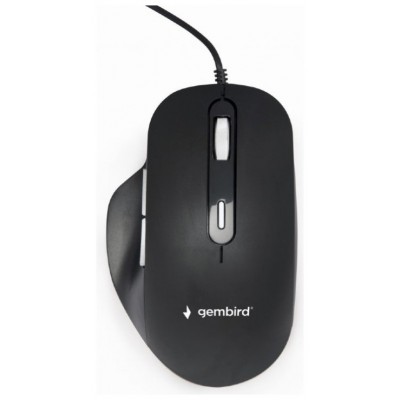 RATON GEMBIRD WIRED OPTICAL LED USB NEGRO en Huesoi