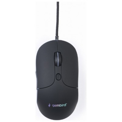 RATON GEMBIRD USB ILUMINADO 2400 DPI NEGRO 6 BOTONES en Huesoi