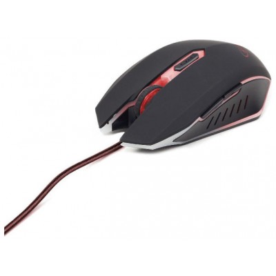 RATON GAMING GEMBIRD USB NEGRO/ROJO en Huesoi