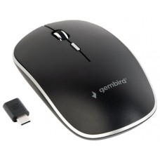 RATON OPTICO GEMBIRD INALAMBRICO 1600 DPI  NEGRO 4 BOTONES (RECEPTOR TIPO) en Huesoi