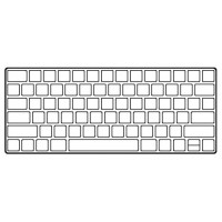 APPLE MAGIC KEYBOARD PLATA (Espera 4 dias) en Huesoi